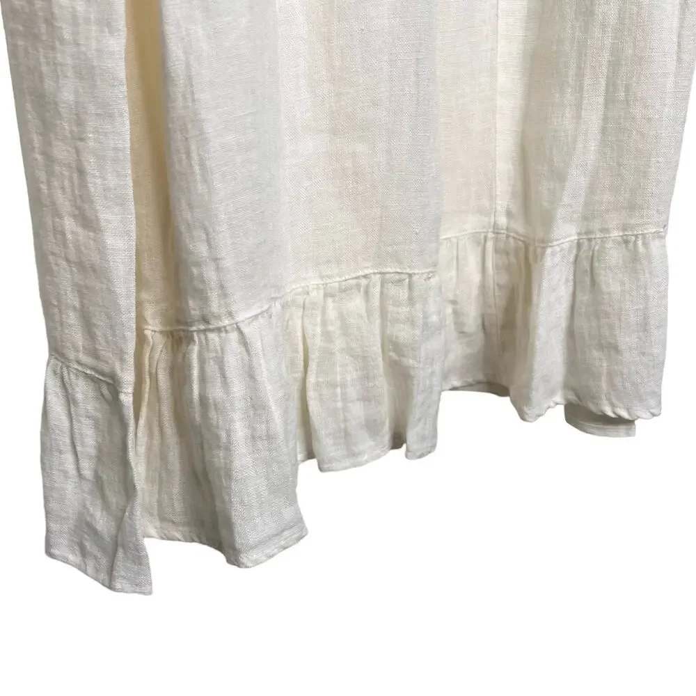New Women’s Brave + True 100% Linen Clementine Dress Size S